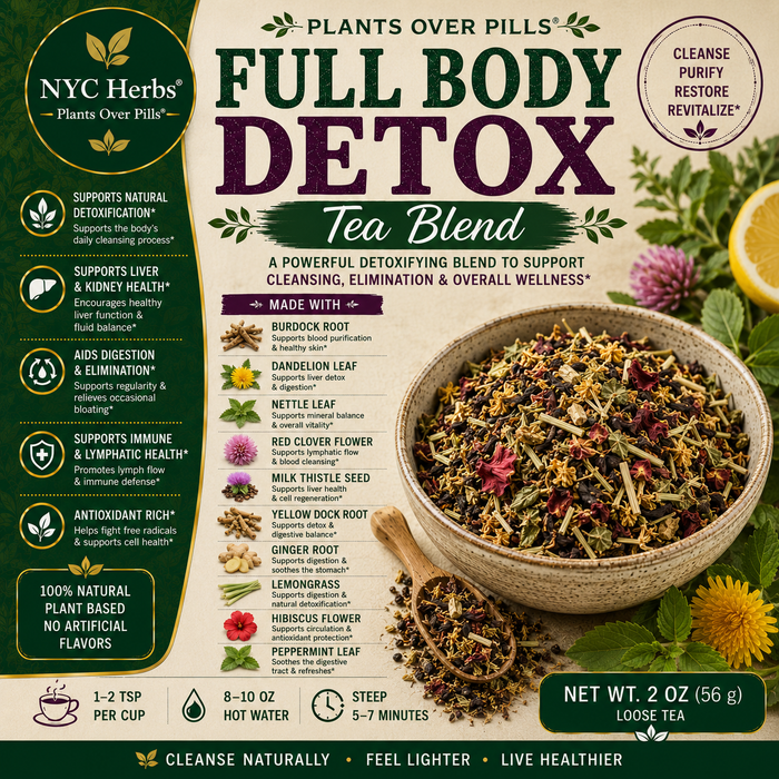 Full Body Detox Tea Blend (30-40 cups)