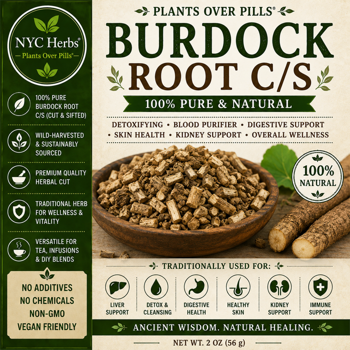 Burdock Root c/s | Skin Clarity & Blood Purifier