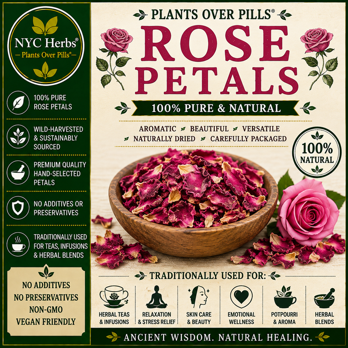 Rose Petals | Heart, Skin Glow & Emotional Healing Support