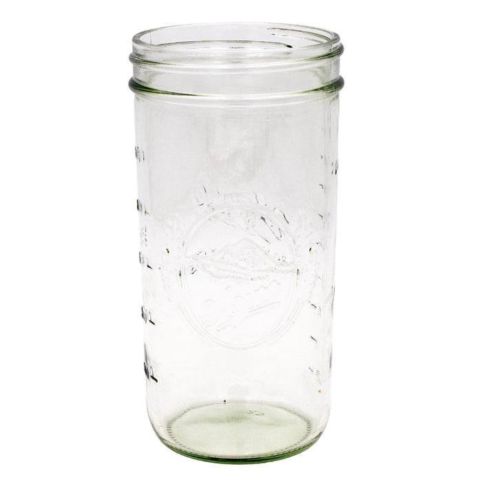 Azure Standard 24oz Wide Mouth Pint & Half Mason Jar - Single Jar
