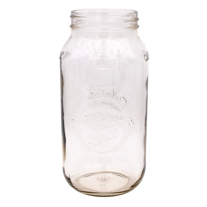 Azure Standard 64oz Wide Mouth Half Gallon Mason Jar - Single Jar