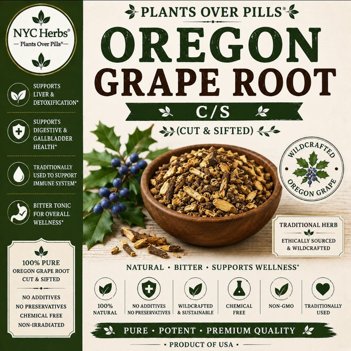 Oregon Grape Root Powder | Liver, Skin & Immune Support