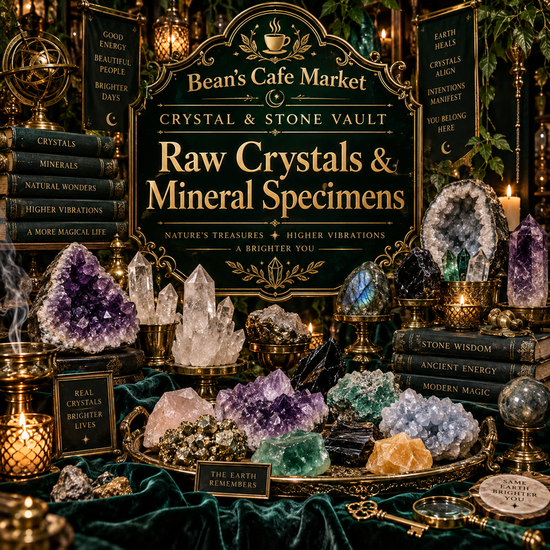 Raw Crystals & Mineral Specimens