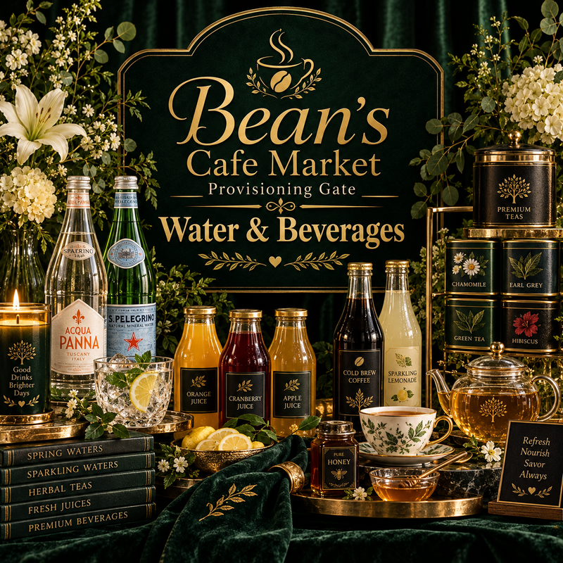 Water & Beverages | Bean's Cafe Market