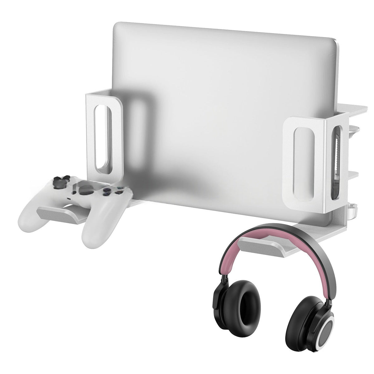 Non-Drilling Multi-Functional Side Laptop Cooling Stand