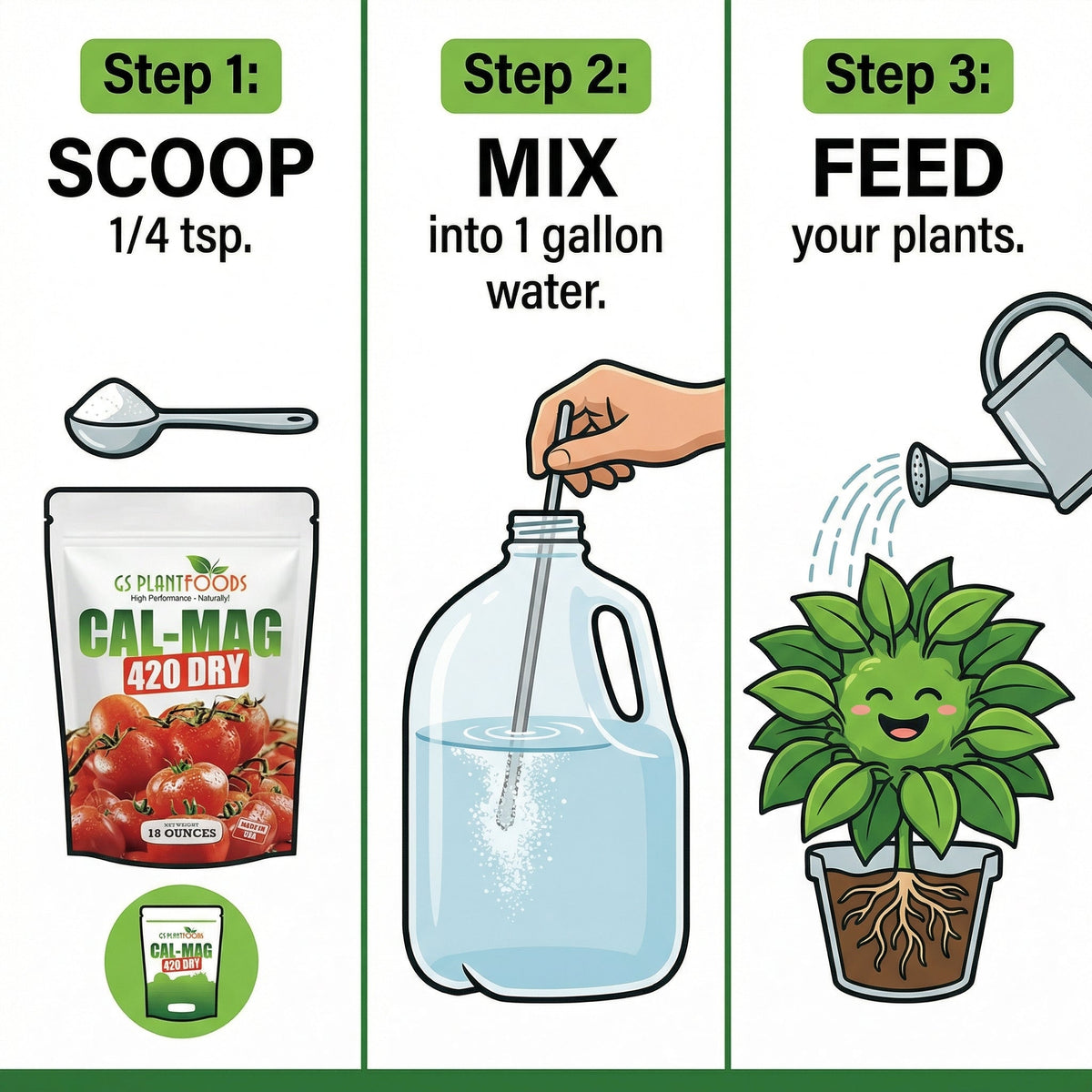 Cal-Mag Extreme – Calcium & Magnesium Feed | GS Plant Foods