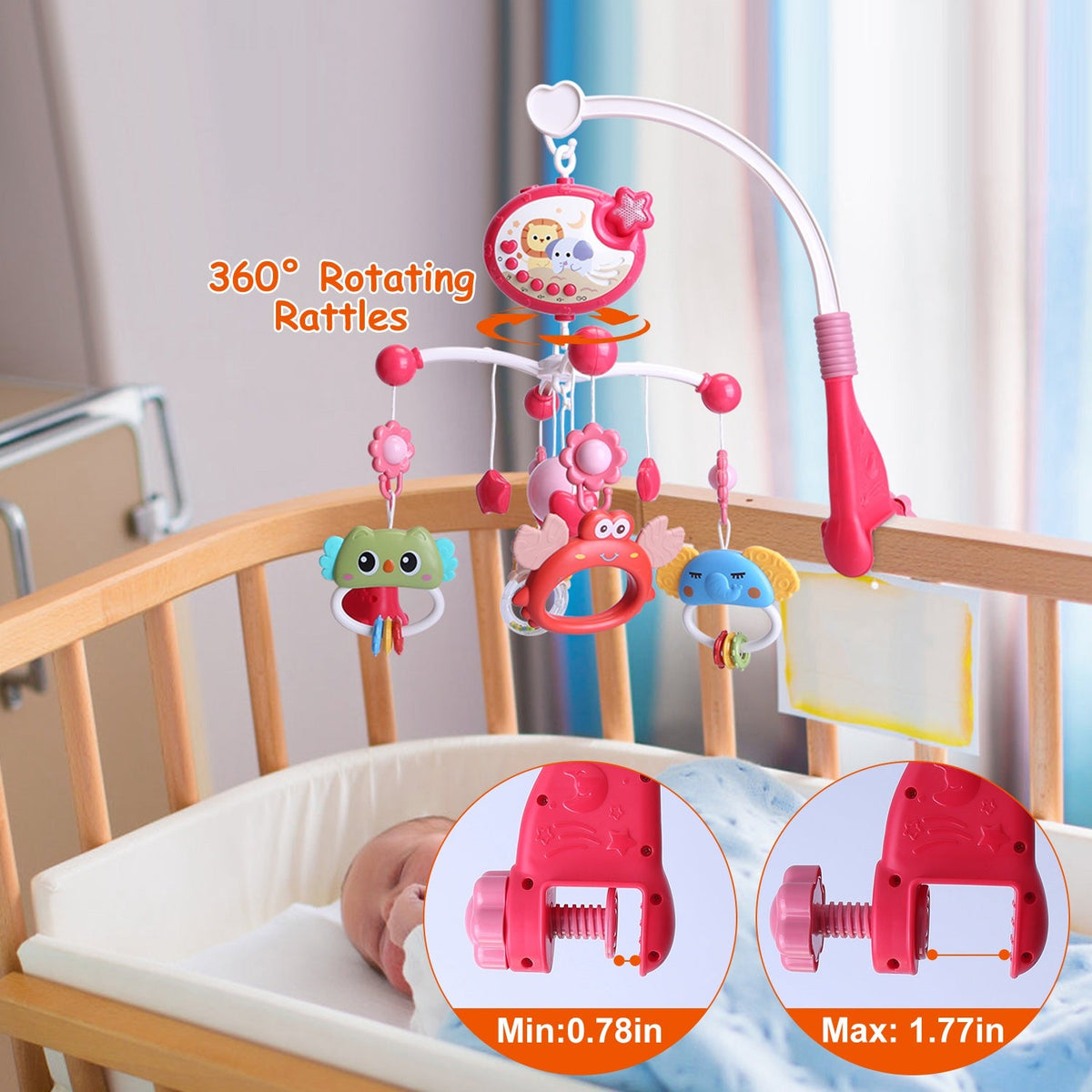 GBruno Baby Musical Crib