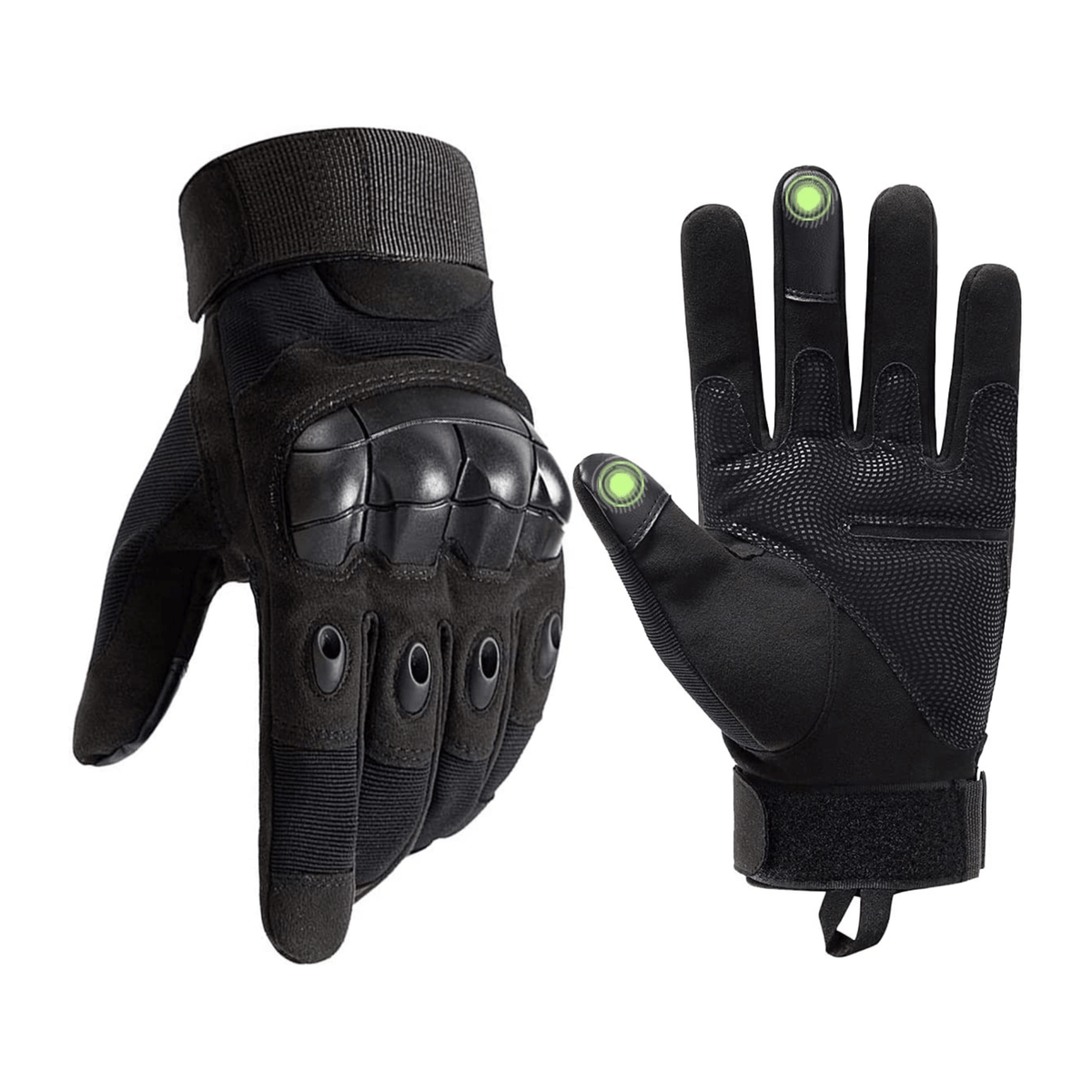 JupiterGear Tactical Military Airsoft Gloves for Outdoor Sports, Paintball, and Motorcycling with Touchscreen Fingertip Capability