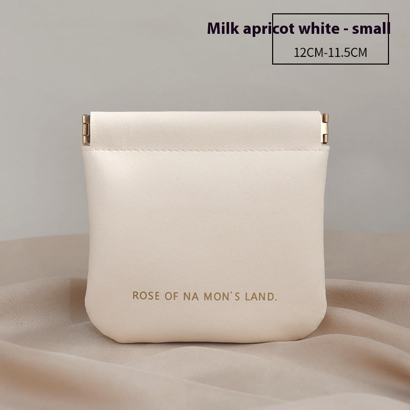 New Camellia Classic Hand-held Cosmetic Bag