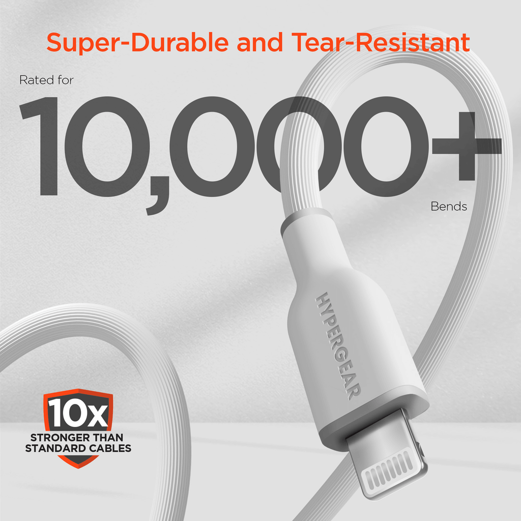 HyperGear Flexi PRO USB-C to Lightning Cable 6ft