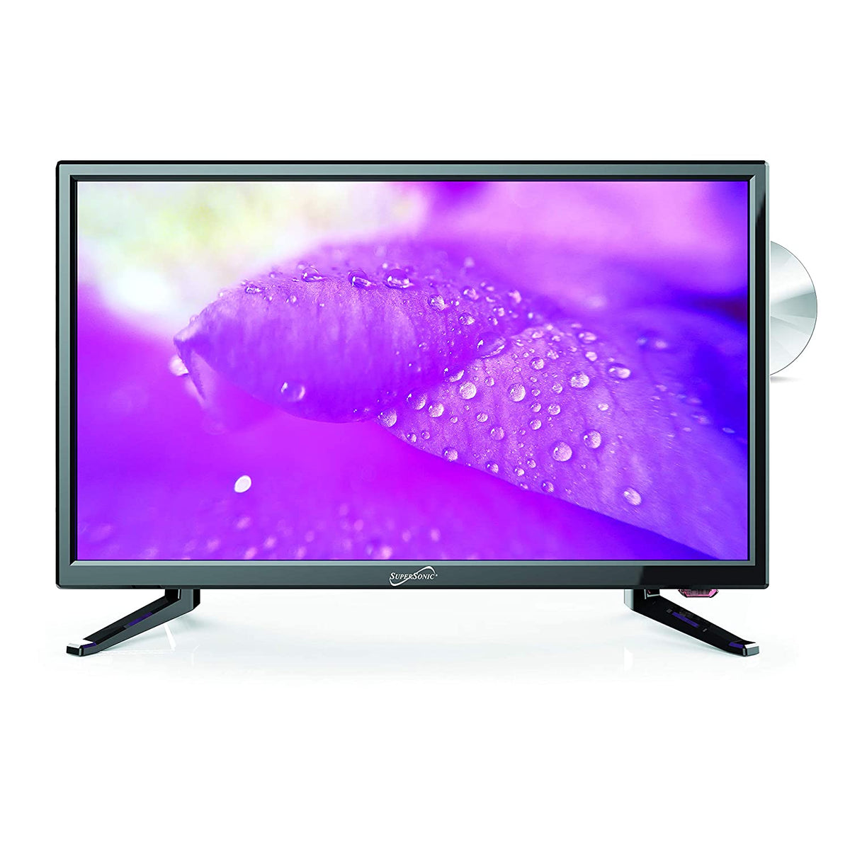 Supersonic 22" 12 Volt ACDC LED HDTV with DVD Player, USB, SD Card Reader and HDMI (SC-2212)