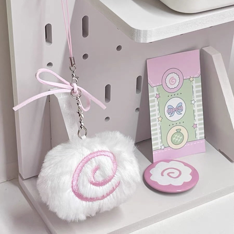 Cute Fish Board Plush Doll Keychain