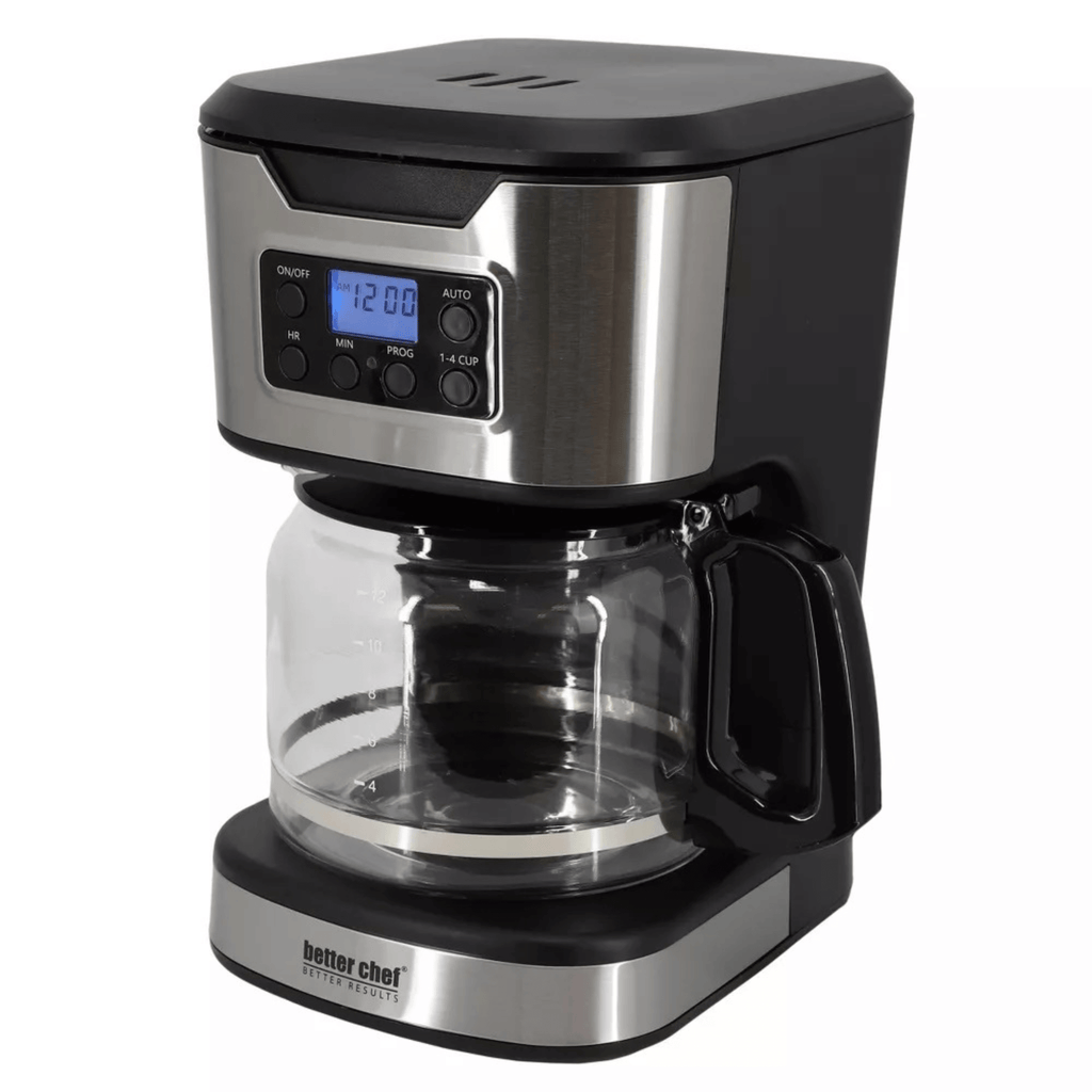 Better Chef 12-Cup Programmable Coffee Maker with Stainless Steel Accents