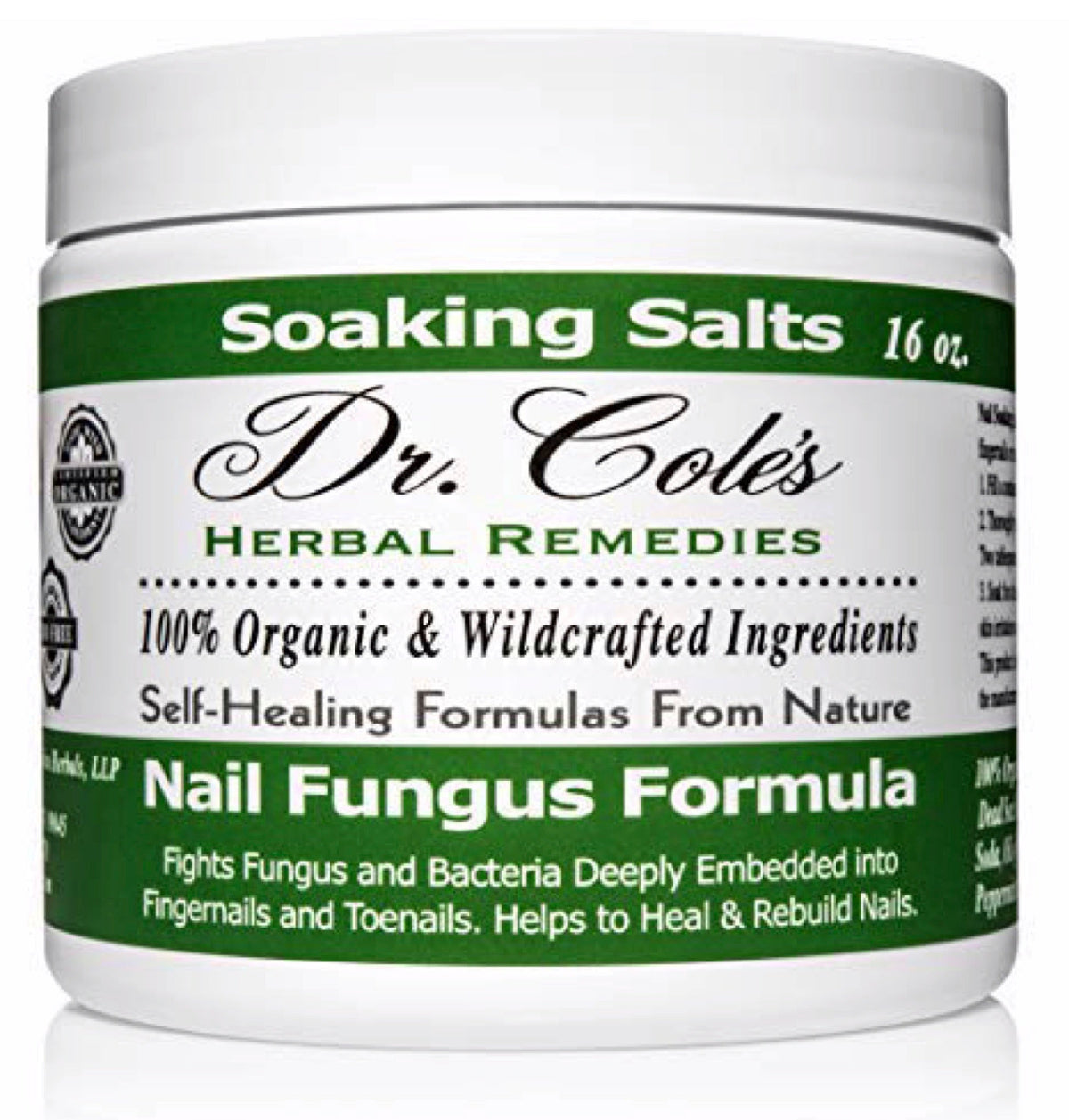 13 - Dr. Cole's Organic Nail Fungus Salts Formula