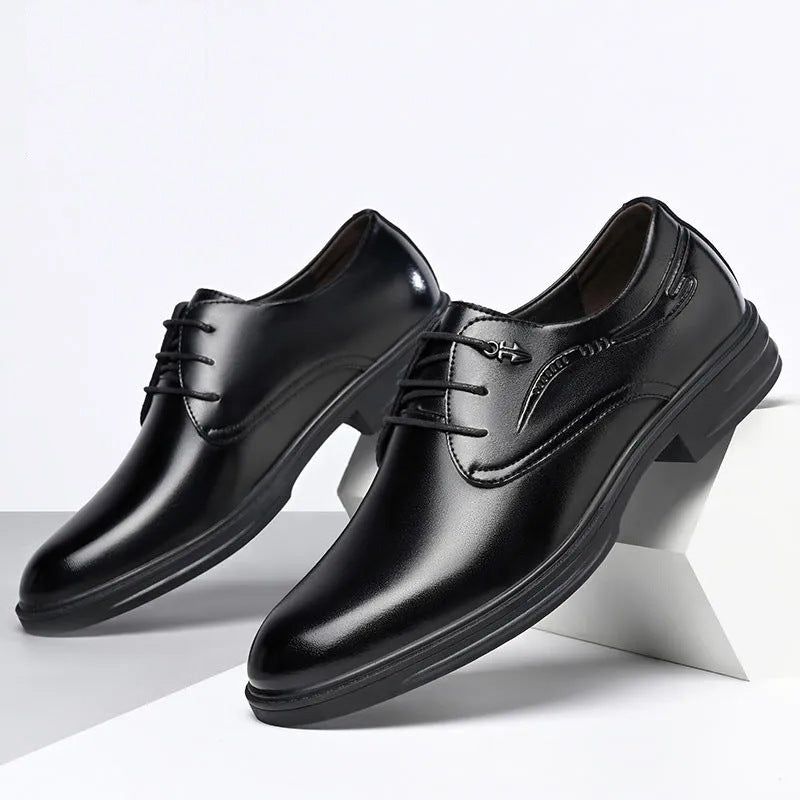 Men's Black Leather Formal Shoes