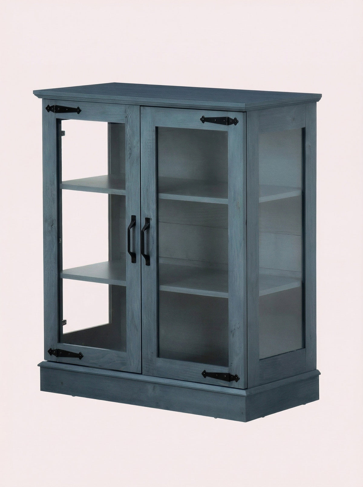 Modern Glass Door Cabinet – 3 Styles | Adjustable Shelves | Compact Storage Cupboard