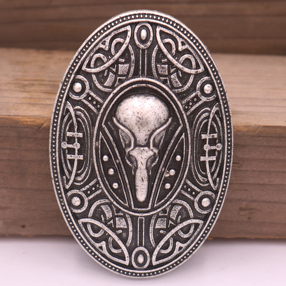 Men's Crow Brooch Nordic Myth Men's Charm