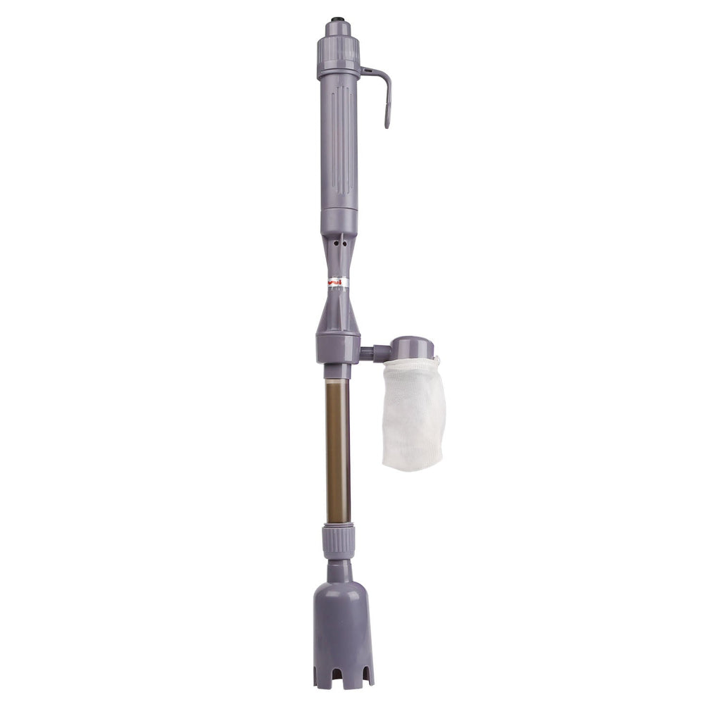 Aquarium Syphon Fish Tank Vacuum Gravel Water Filter Cleaner Powered by battery