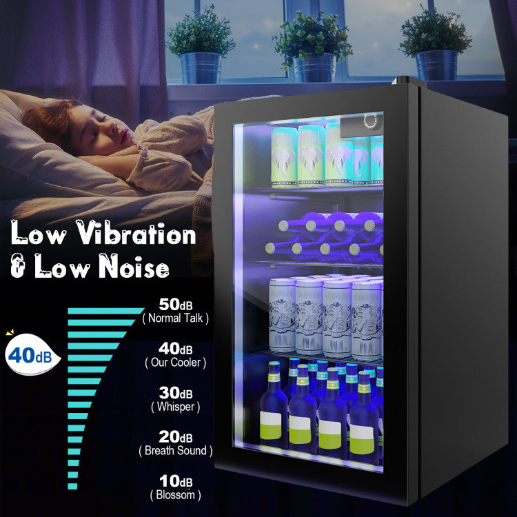 120-Can Beverage Fridge