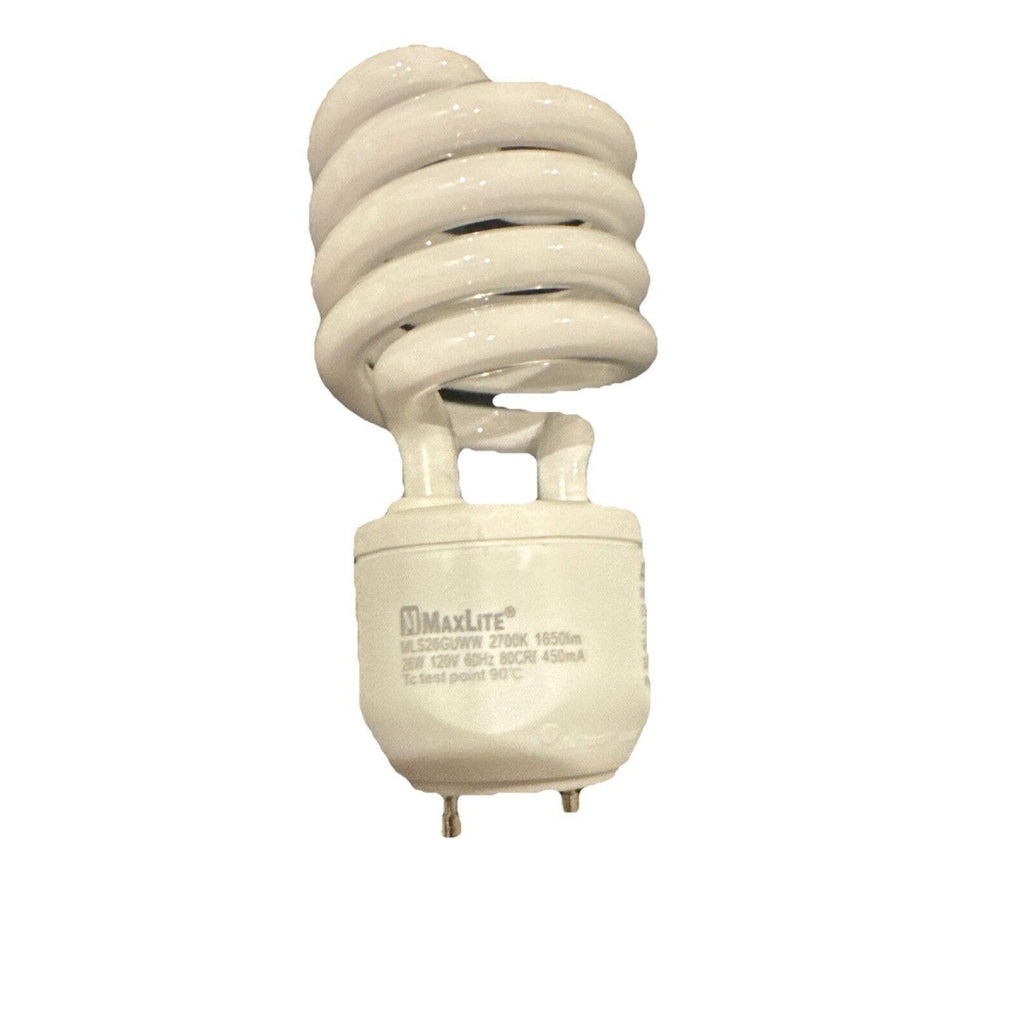 MaxLite SpiraMax GU24 26W CFL Bulb MLS26GUWW 100W Replacement Warm White