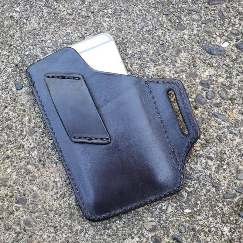 Leather Waist Tool and Mobile Phone Bag