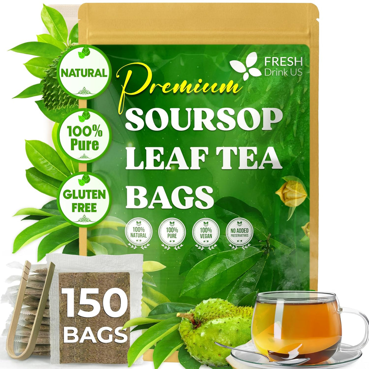 Soursop (Graviola) Leaf Tea Bags