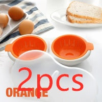 New Creative Egg Poacher Food Grade Cookware Double Cup Egg Boiler Steamed Egg Set