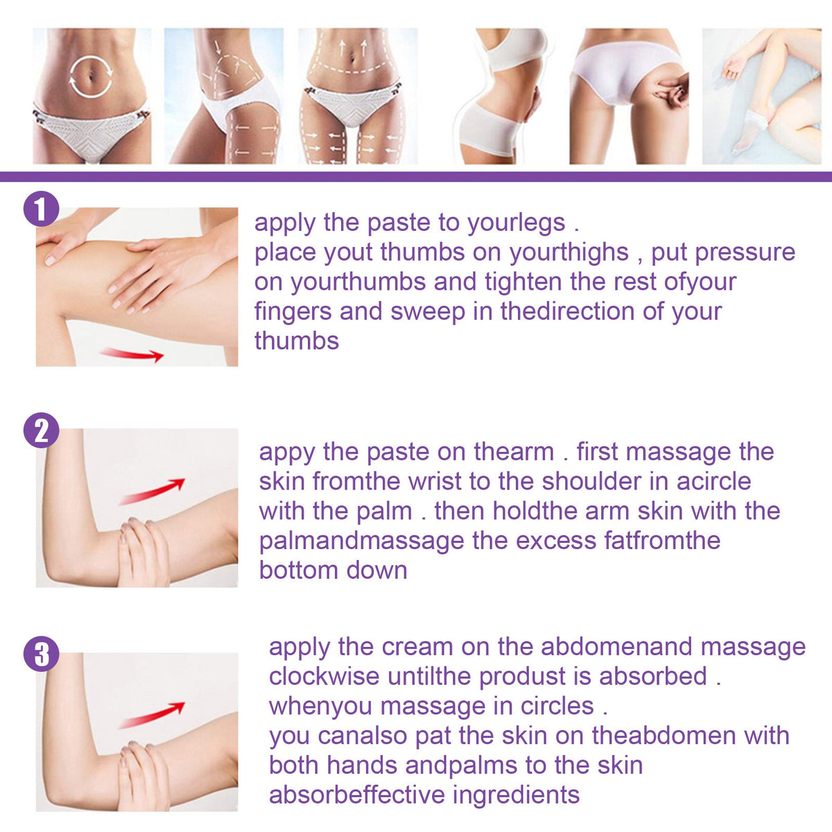 Firming Slimming Cream, Body Shaping Tighten And Moisturizing Skin Massage Cream