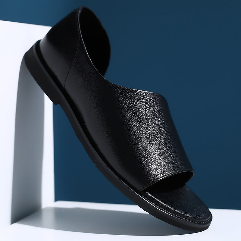 Men's Outdoor Wear Leather Sandals