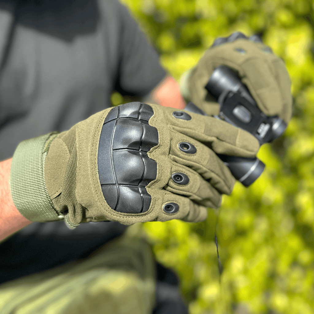JupiterGear Tactical Military Airsoft Gloves for Outdoor Sports, Paintball, and Motorcycling with Touchscreen Fingertip Capability