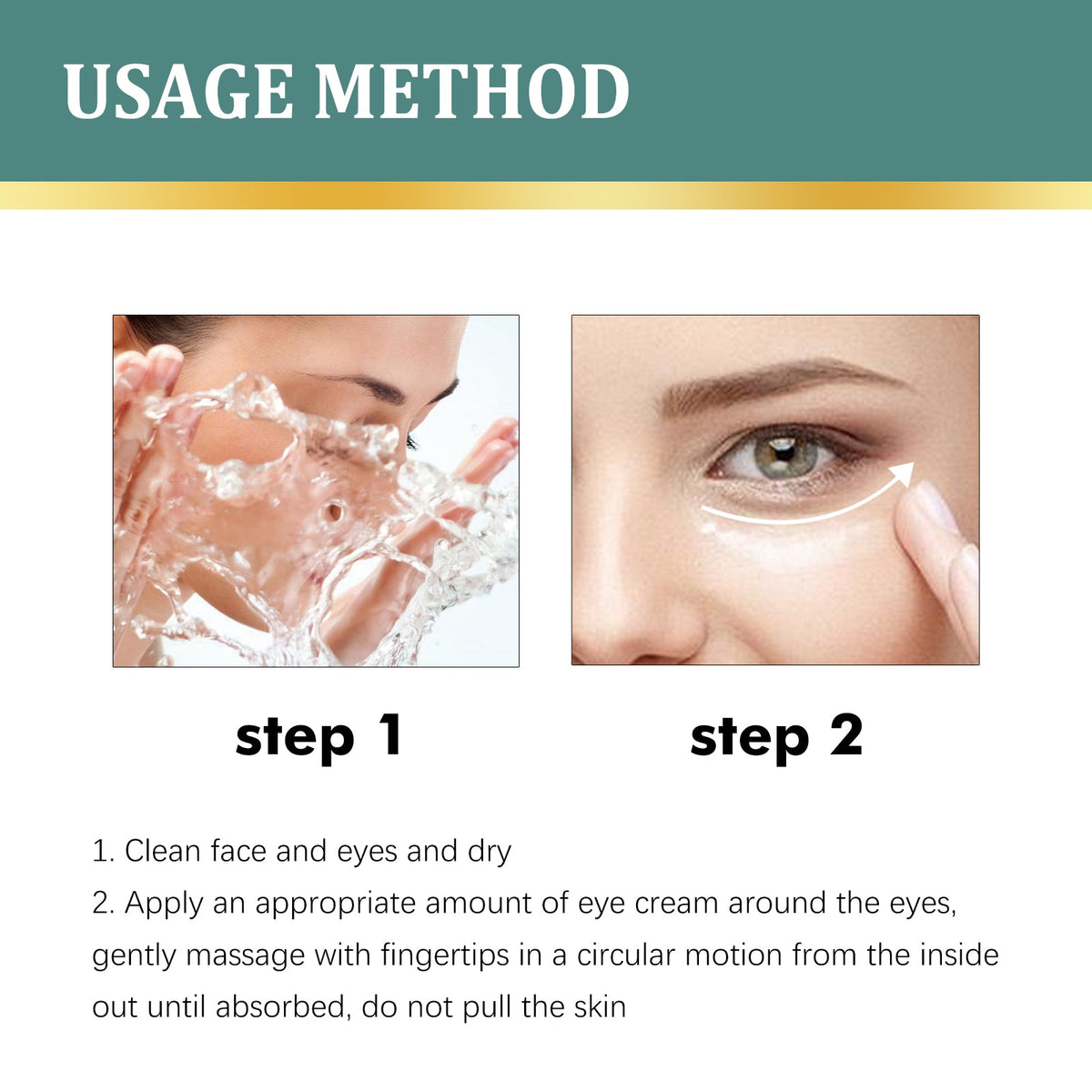 Light Dark Circles Eye Cream, Gentle And Moisturizing, Lightening Fine Lines, Tightening Eye Bags, And Anti-Aging Eye Cream Around The Eyes