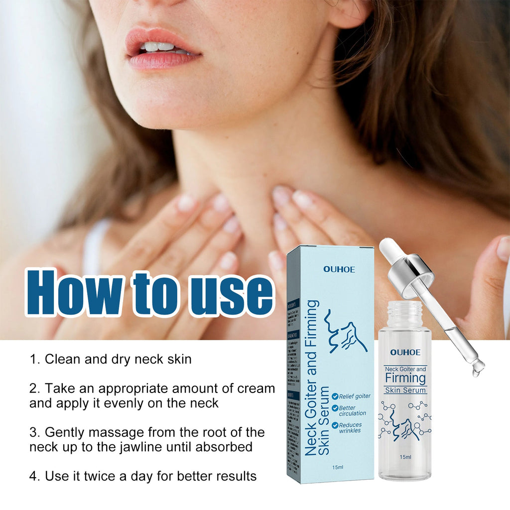 Neck Firming Essence, Lighten Fine Lines Lift Neck Moisturizing And Brightening Essence