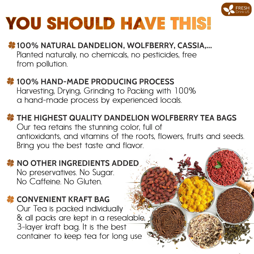 Dandelion & Wolfberry Herbal Tea