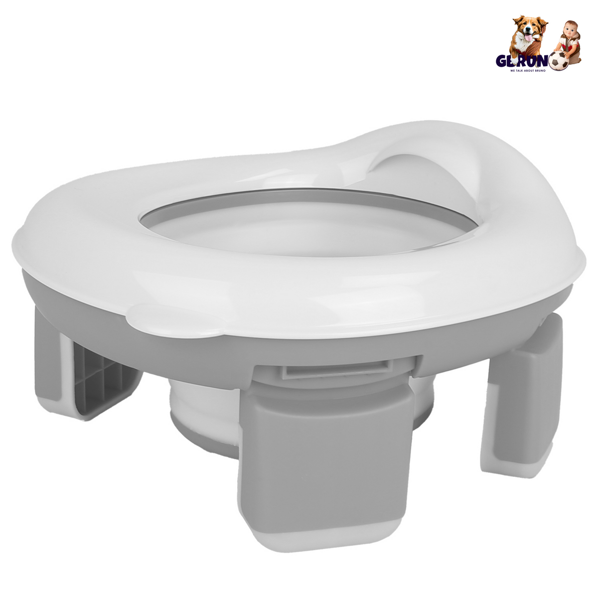 Portable Toddler Potty Toilet Foldable Potty Training Seat Cover with Splash Guard Include Storage Bag 20Psc Potty Bags Baby Toilet Trainer for Indoor