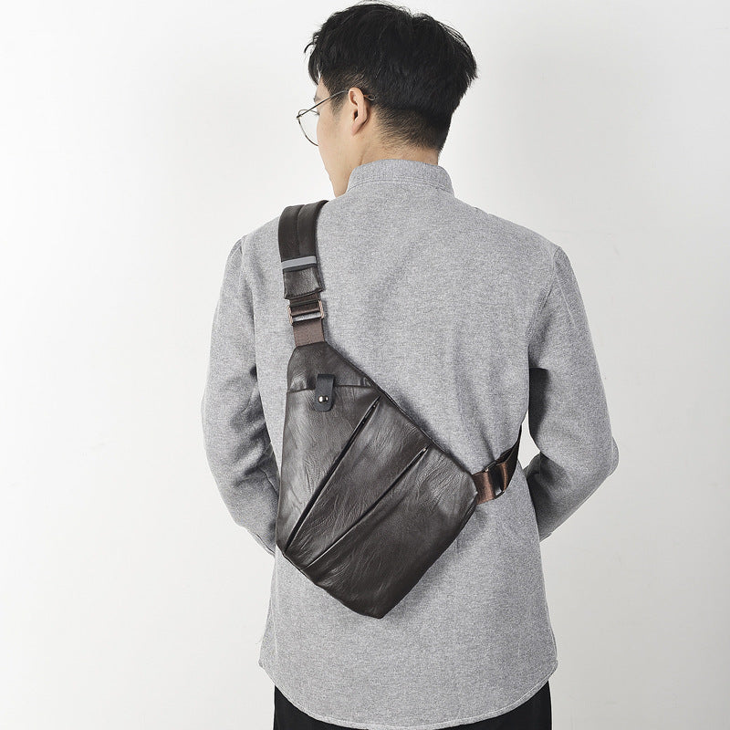 New Trendy Men's Anti-theft Chest Sports Bag