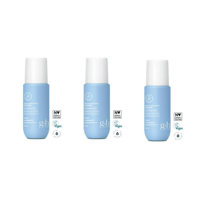 3 bottle G&H Protect+ Deodorant & Anti-Perspirant Roll-On size 100 ml.
