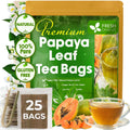 Premium Papaya Leaf Tea Bags, Made with Natural Material Tea Bags. No Sugar, No Caffeine, No Gluten, Vegan.