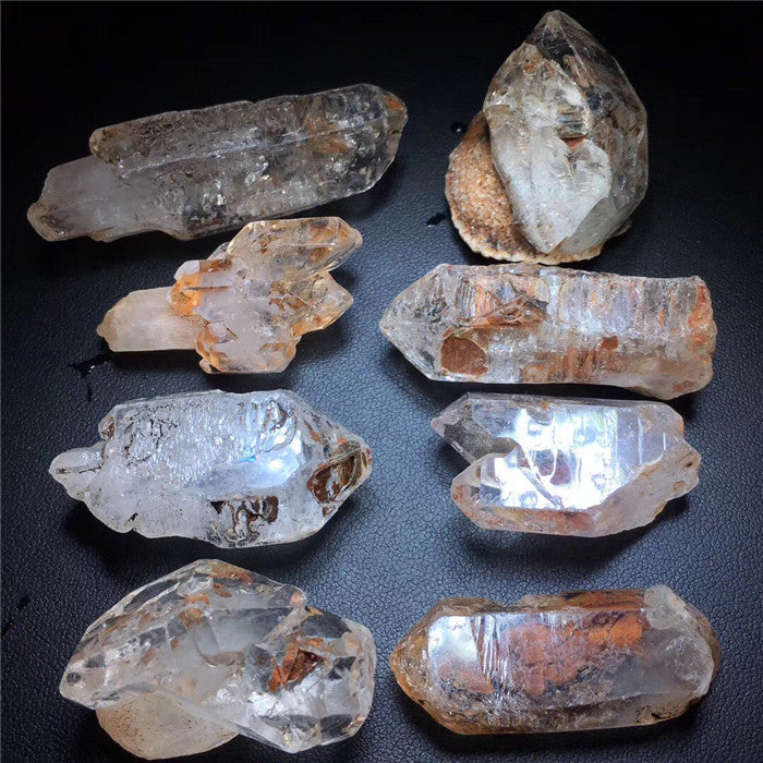 Natural White Crystal Skeleton Backbone Rough Stone