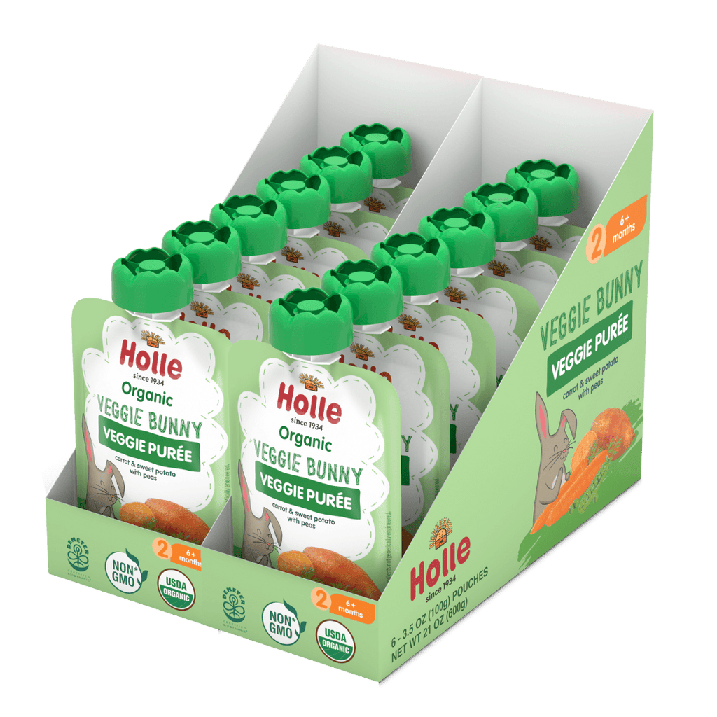 Holle Organic Veggie Bunny - Veggie Purée Pouches