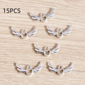 Electroplated Hollow Love Angel Wings Pendant