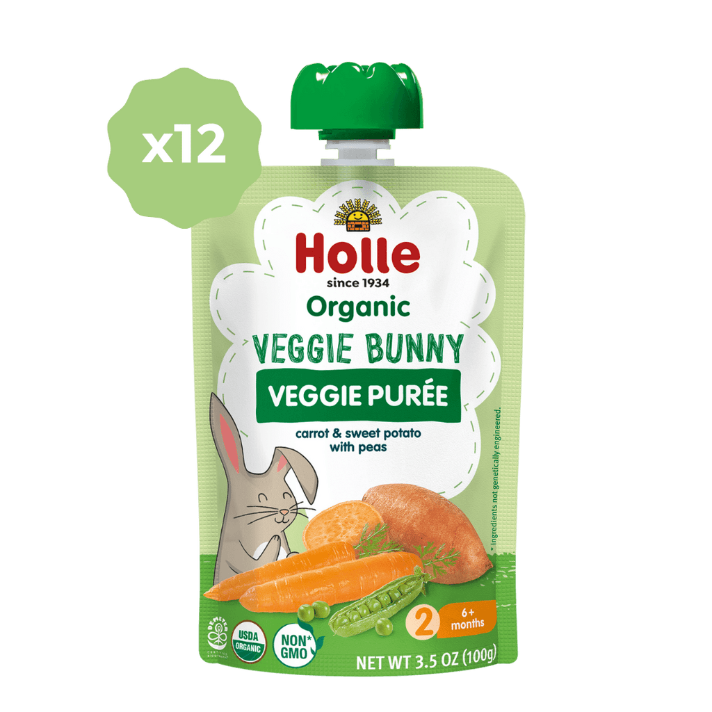 Holle Organic Veggie Bunny - Veggie Purée Pouches