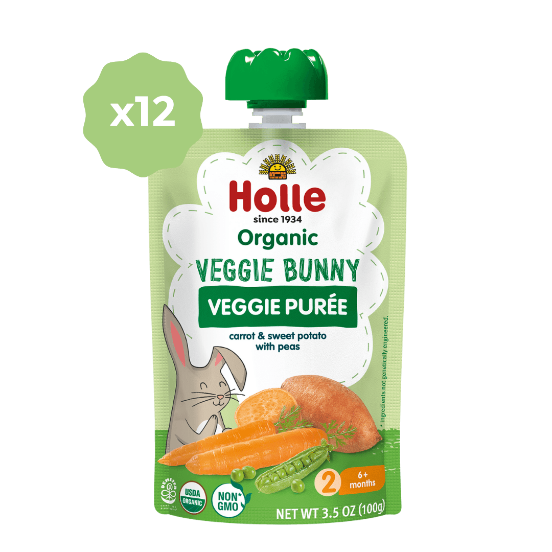 Holle Organic Veggie Bunny - Veggie Purée Pouches