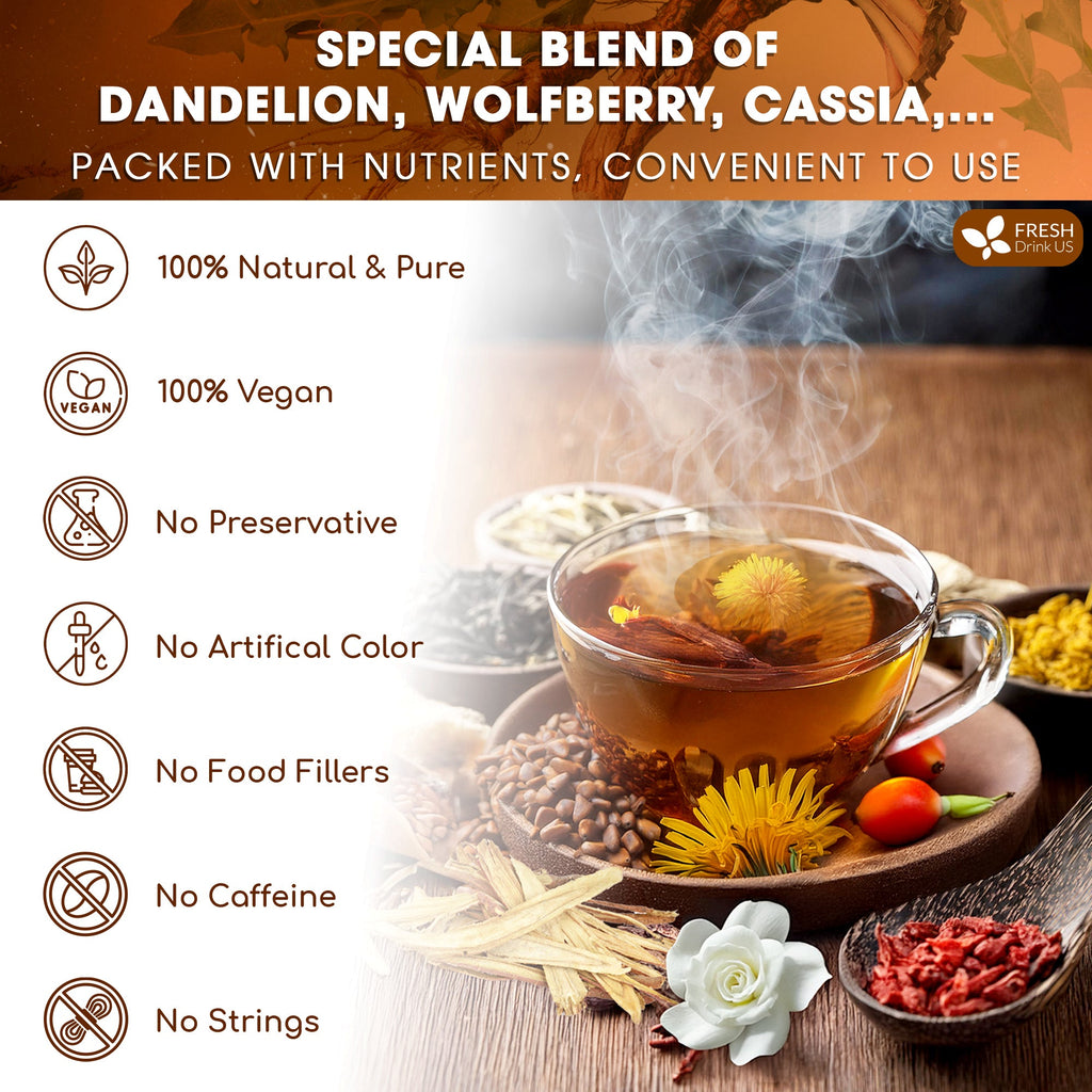 Dandelion & Wolfberry Herbal Tea