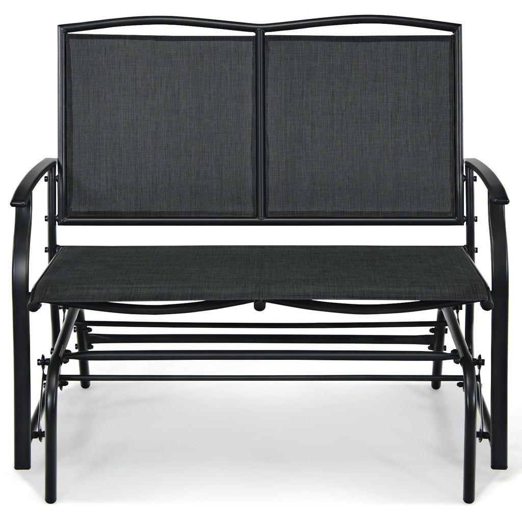 Iron Patio Rocking Chair for Outdoor Backyard and Lawn