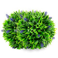 2 Pieces Artificial Lavender Topiary Balls with Flowers