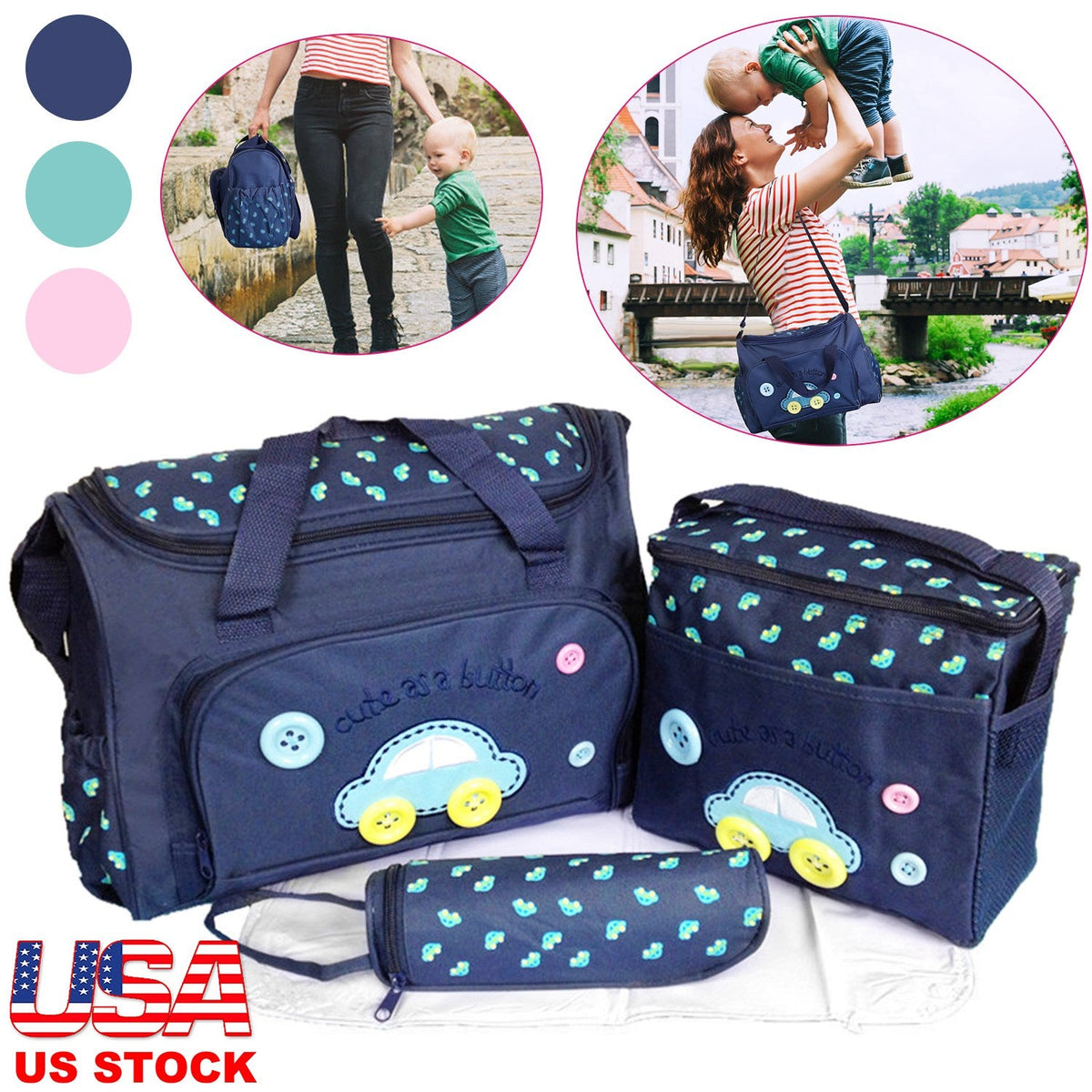 GBruno 4Pcs Diaper Bag