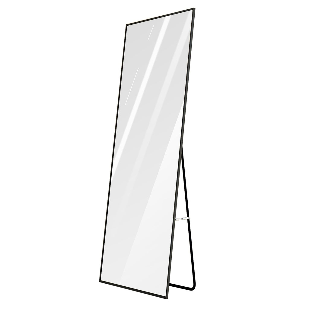 Full Length Mirror 67x25.6in Aluminum Alloy Wall Mirror Free Standing Floor Mirror Hanging Leaning Against Wall for Dressing Bedroom Living Room