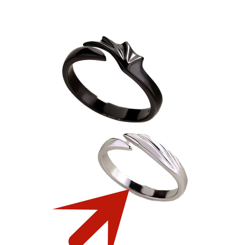 Angels & Demons Couple Combination Rings