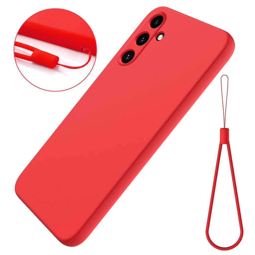 Solid-color Minimalist Soft Liquid Silicone Case