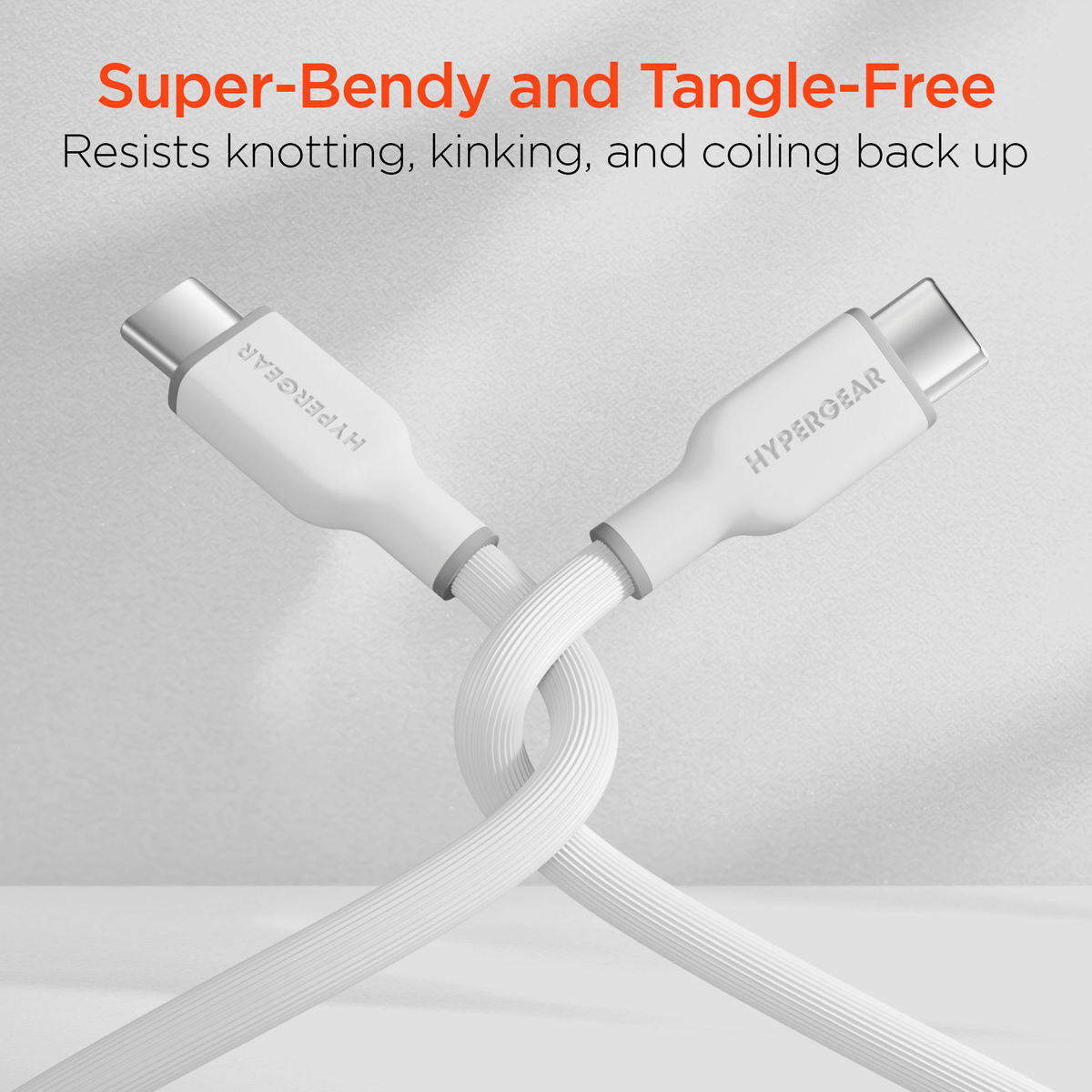 HyperGear Flexi PRO USB-C to USB-C Cable 10ft